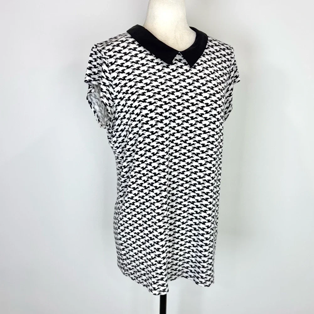 Smart Set houndstooth top - Picture 3 of 7